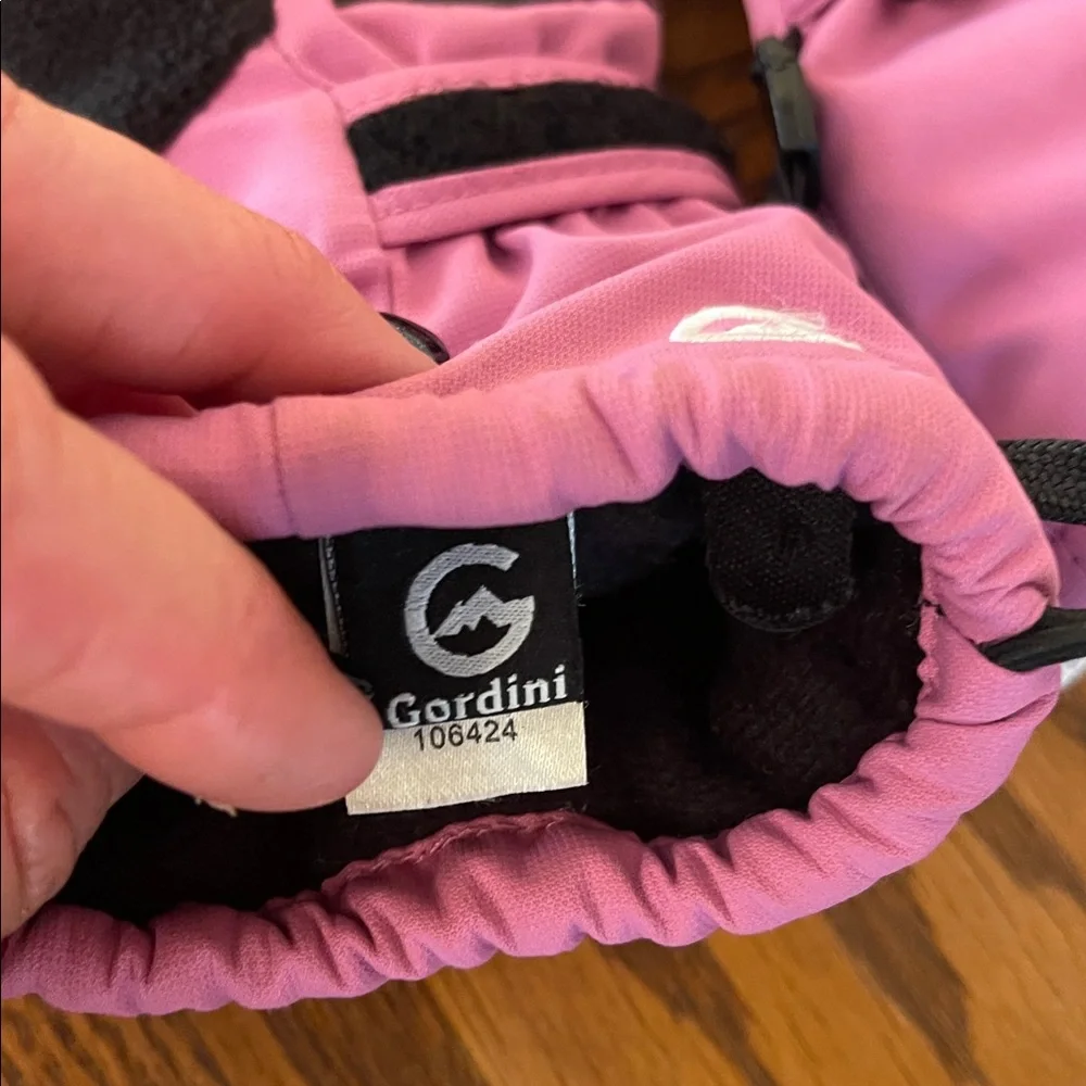 Gordini Kids Pink Insulated Ski Mittens